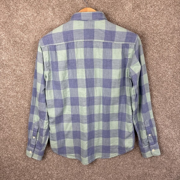 Faherty Long Sleeve Button Down Shirt Men's‎ Small Check Double Layer - Picture 7 of 8